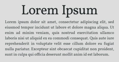 some clean Lorem ipsum dolor examples