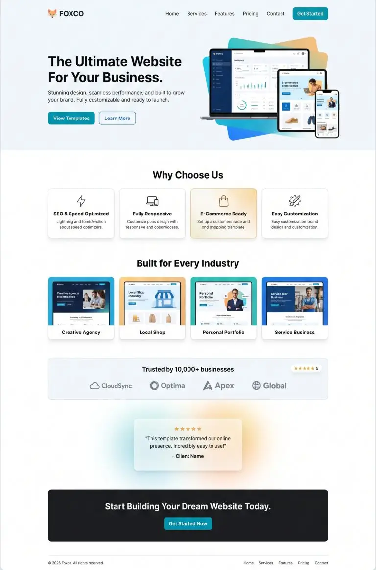 $999 dollar website